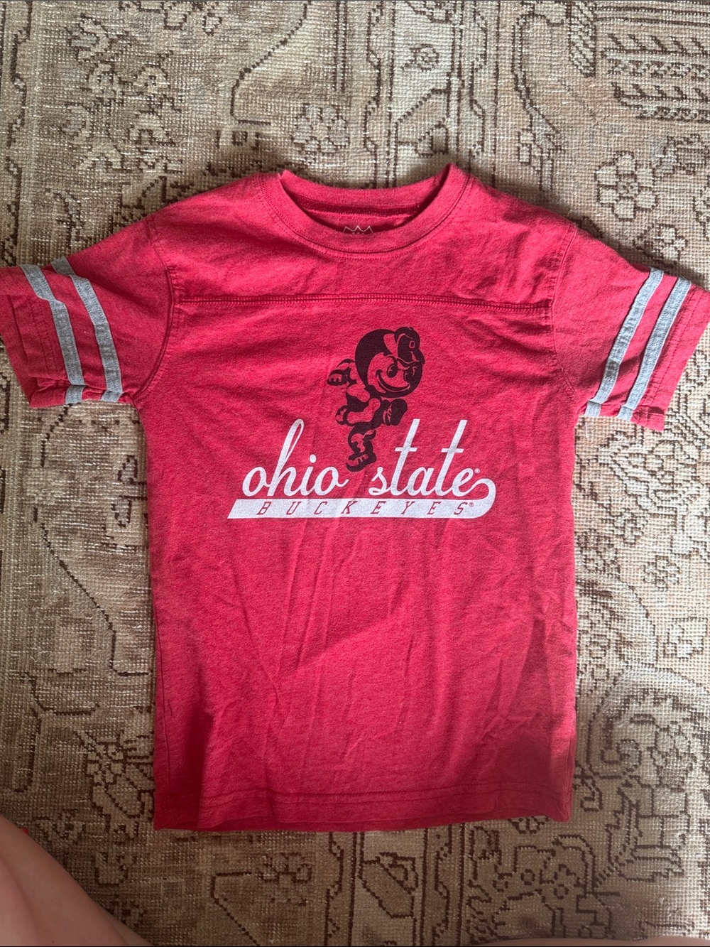 Ohio State Kids' Red Buckeyes Graphic Tee, Size 4